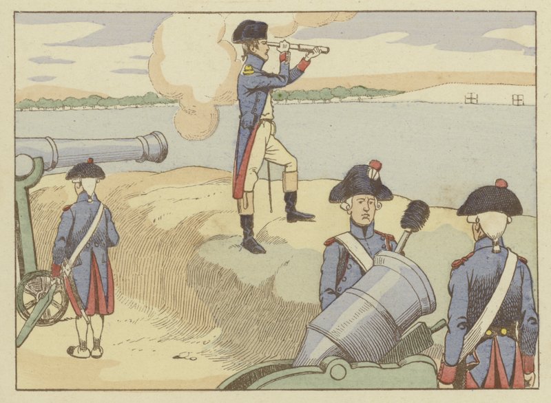 Lieutenant à Valence en 1785, Napoléon observait les exercices d