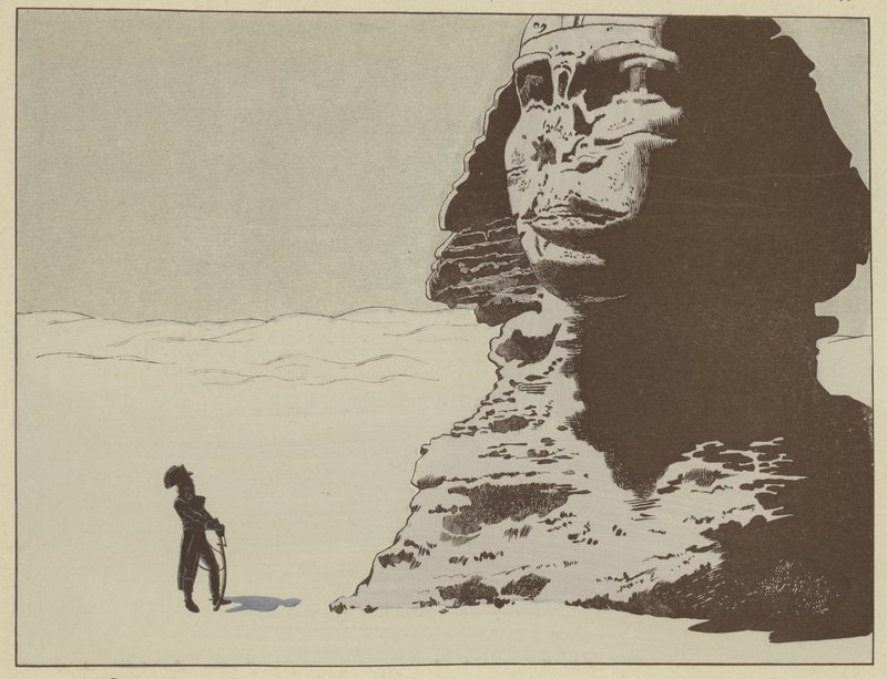 Face au Sphinx, Napoléon crut l