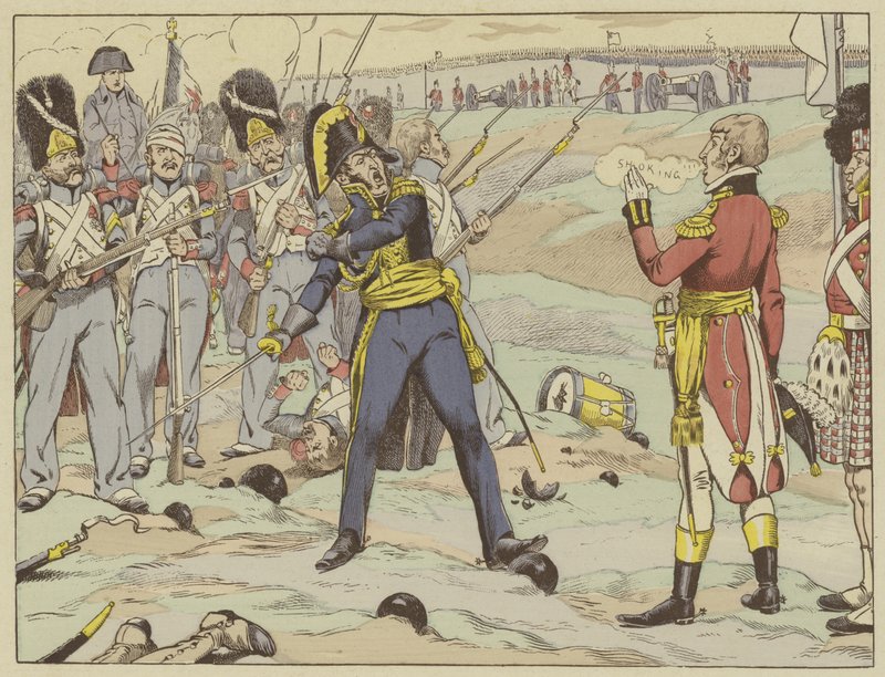 Défait pour la première fois, à un endroit connu de la géographie sous le nom de Waterloo, mais pour l