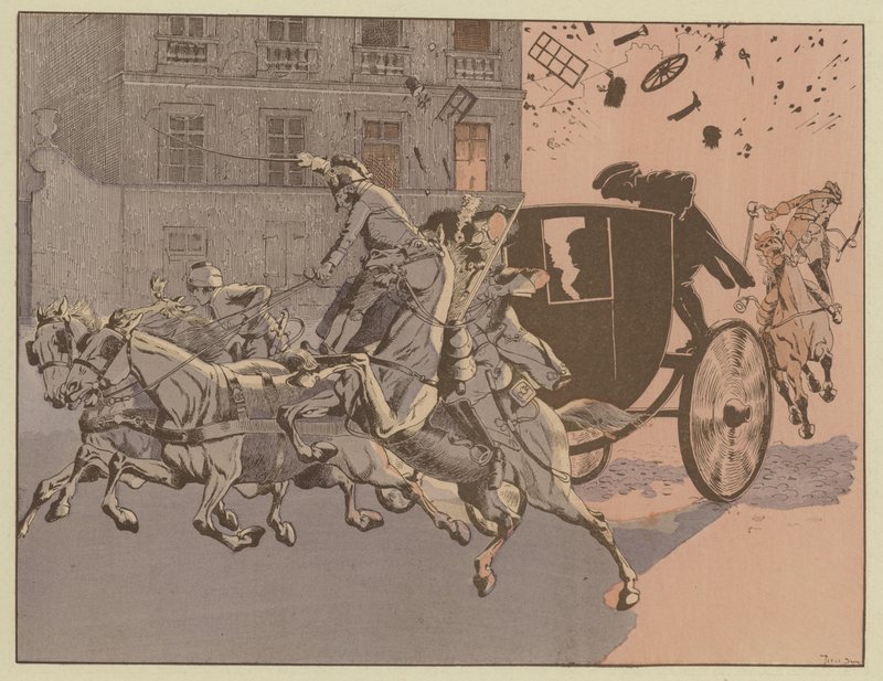 Napoléon échappe miraculeusement à l