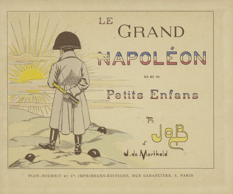 Page de titre de Le Grand Napoléon des Petits Enfants - Onfray de Breville Job