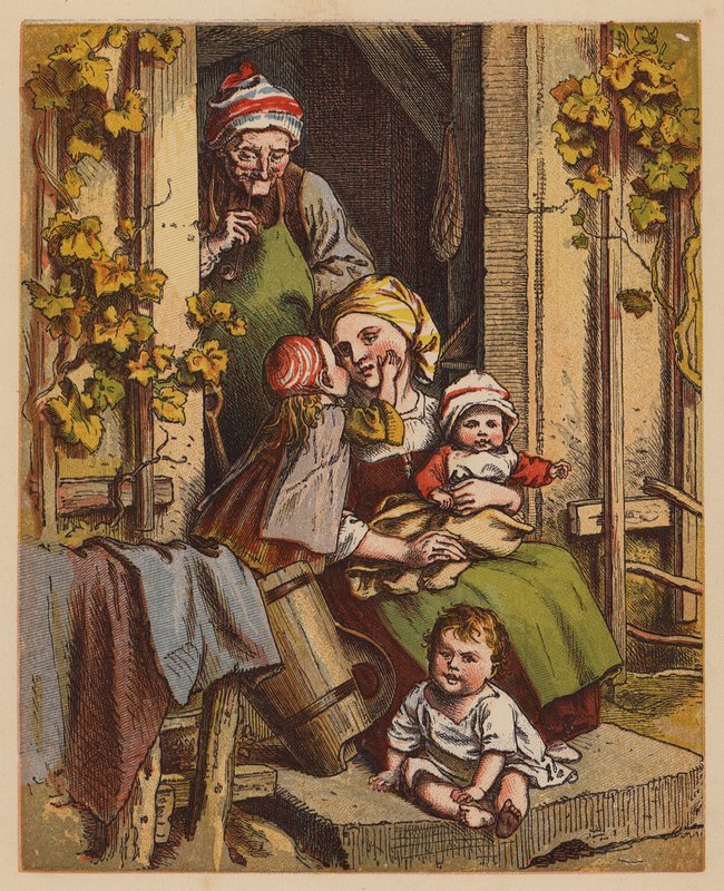Un foyer heureux - Oskar Pletsch