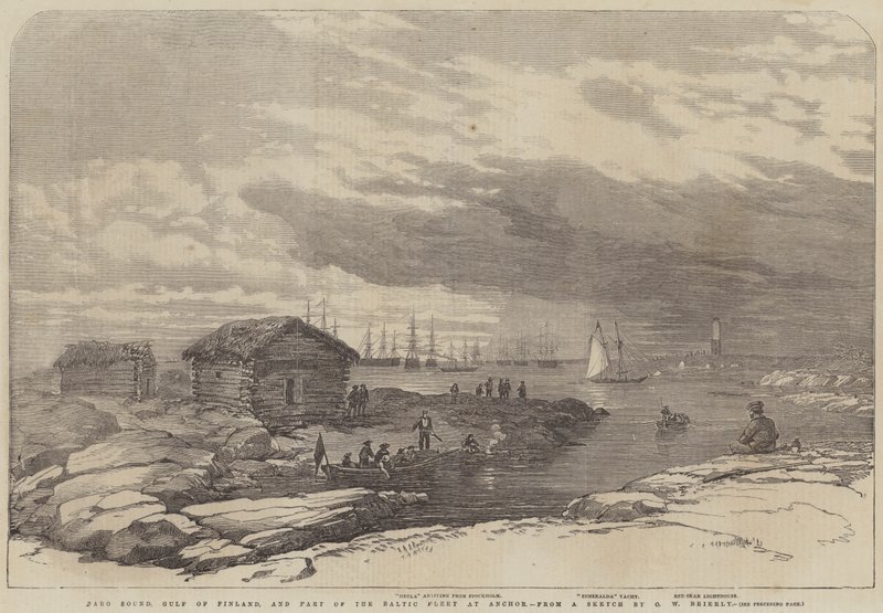 Baro Sound dans le golfe de Finlande - Oswald Walters Brierly