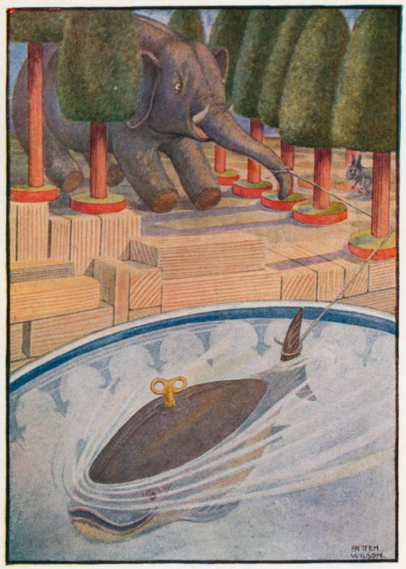 La baleine a commencé à tirer, et l