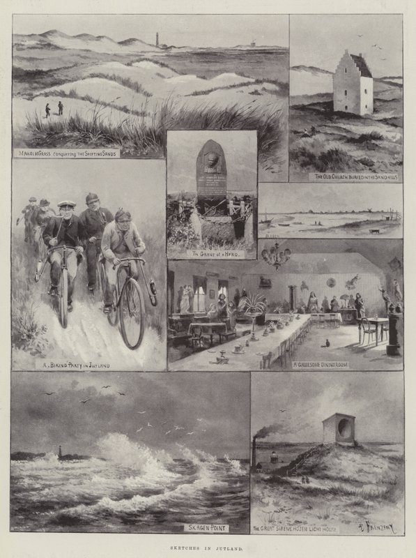 Croquis du Jutland - Paul Frenzeny