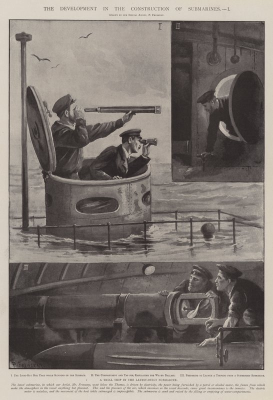 Le développement de la construction des sous-marins - Paul Frenzeny