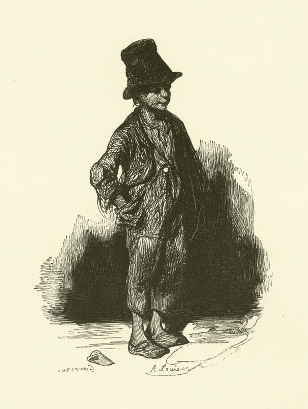 Le ramoneur - Paul after Gavarni