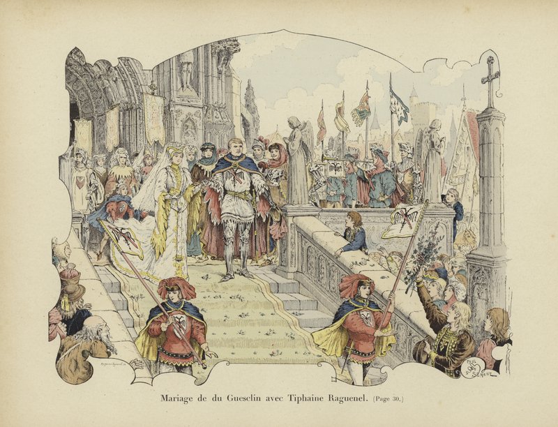 Mariage de Bertrand du Guesclin et Tiphaine Raguenel - Paul de Semant