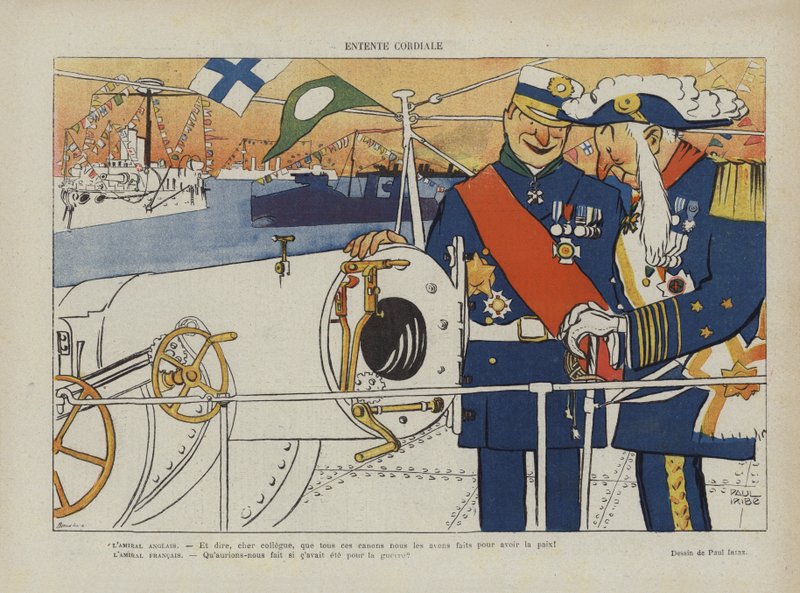Entente cordiale. Illustration pour Le Rire - Paul Iribe
