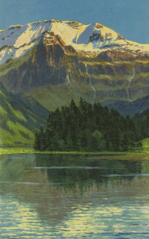 Stations thermales suisses : Lenk i S, lac de Lenk et Wildstrubel - Paul Kutscha