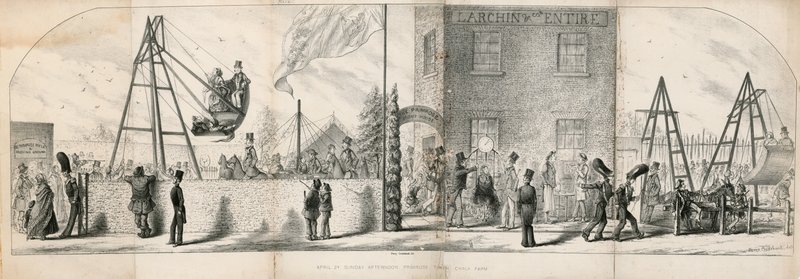 24 avril, dimanche après-midi, Primrose Tavern, Chalk Farm - Percy Cruikshank