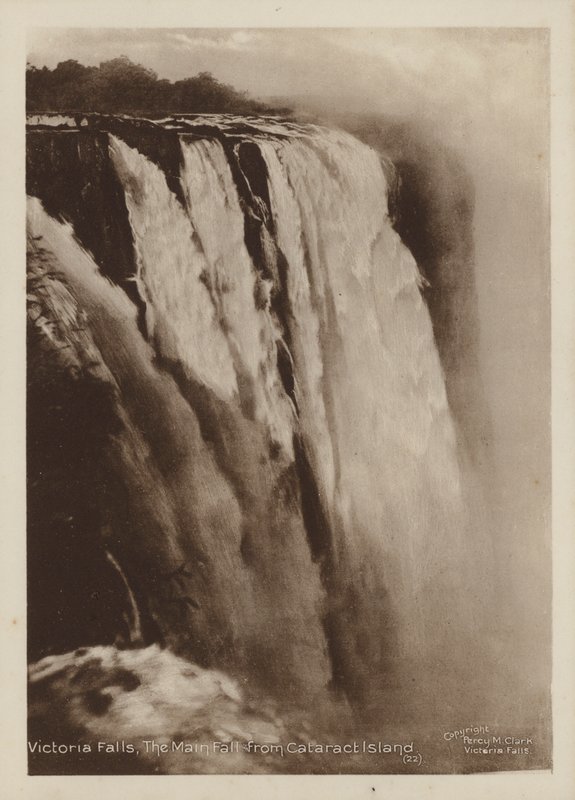 Chutes Victoria, la chute principale depuis l