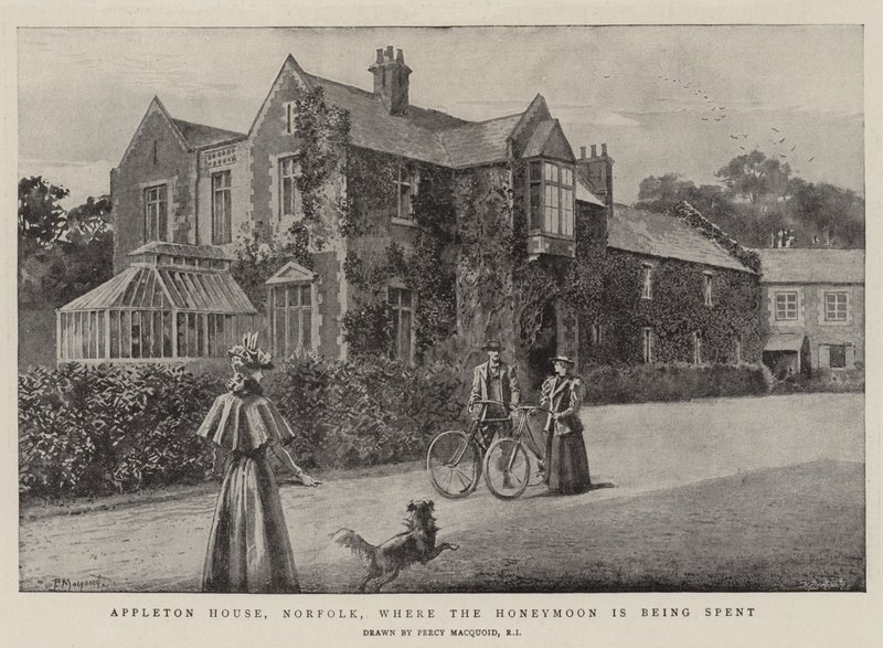 Maison Appleton, Norfolk, où la lune de miel se passe - Percy Macquoid