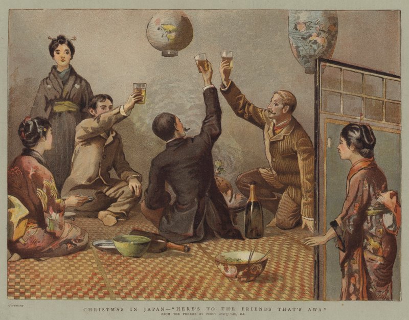 Noël au Japon, Voici aux amis qui sont loin - Percy Macquoid