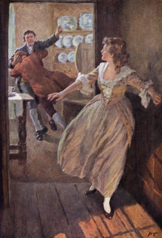 Illustration pour Les Hauts de Hurlevent par Emily Brontë - Percy Tarrant