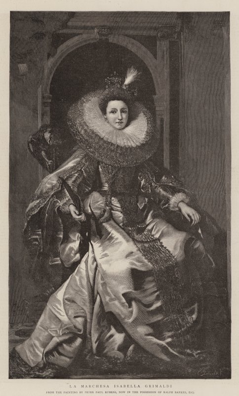 La Marchesa Isabella Grimaldi - Peter Paul Rubens
