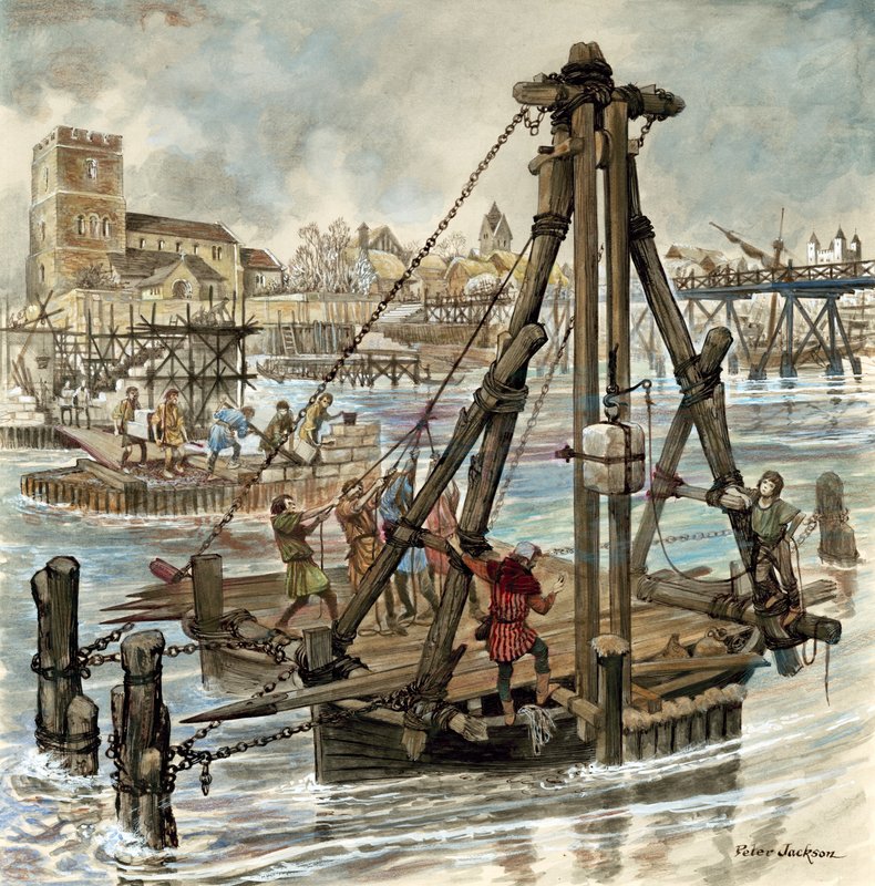 Construction du Vieux Pont de Londres - Peter Jackson