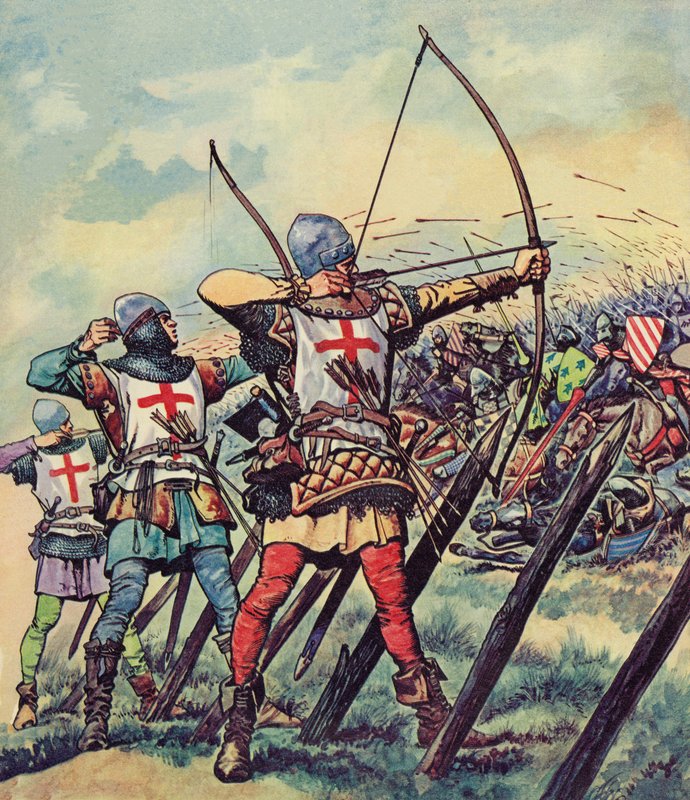 Archers anglais à la bataille de Crécy - Peter Jackson