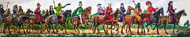 La Merveilleuse Histoire de la Grande-Bretagne : Le poète Chaucer et les pèlerins - Peter Jackson
