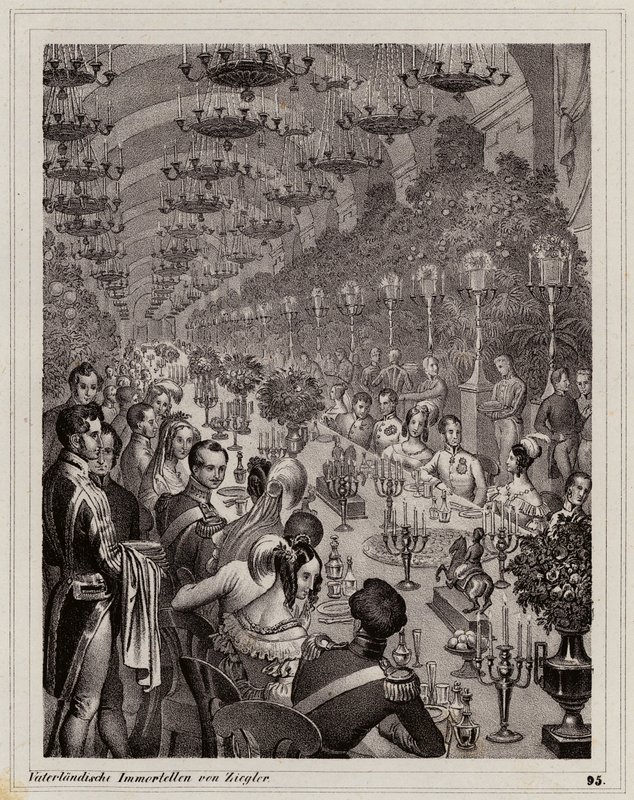 Alexandre Nikolaïevitch, Tsarévitch de Russie, à Vienne - Peter Johann Nepomuk Geiger