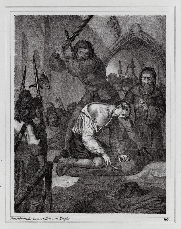 Exécution du comte de Reinstein-Tattenbach - Peter Johann Nepomuk Geiger