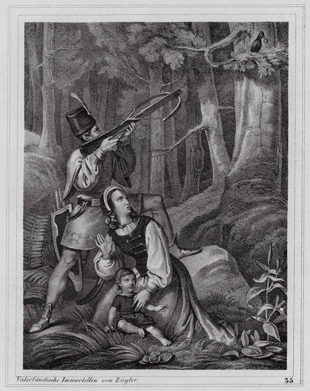 Matthias Corvin, le roi corbeau (gravure) - Peter Johann Nepomuk Geiger