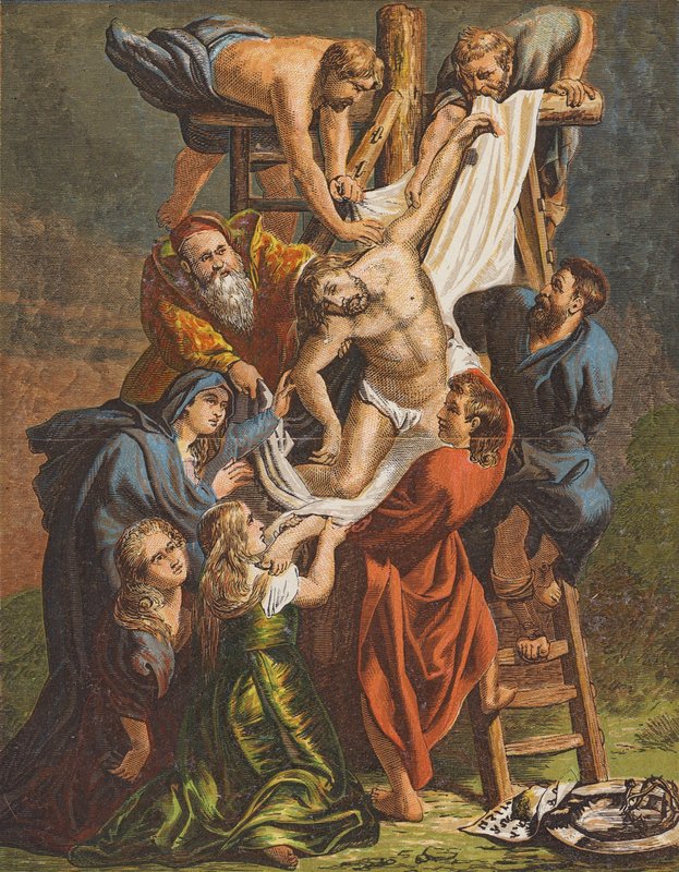 Descente de Jésus-Christ de la croix - Peter Paul (after) Rubens