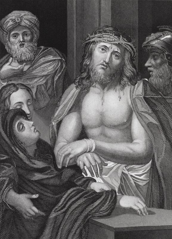 Ecce Homo, Isaïe, Ch 53, v 5 (gravure) - Peter Paul (after) Rubens