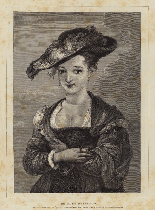 Le Portrait au Chapeau Espagnol - Peter Paul Rubens