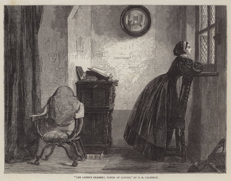La chambre de la dame, Tour de Londres - Philip Hermogenes Calderon