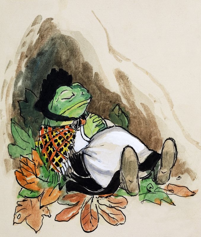 Crapaud de la salle des crapauds (gouache sur papier) - Philip Mendoza