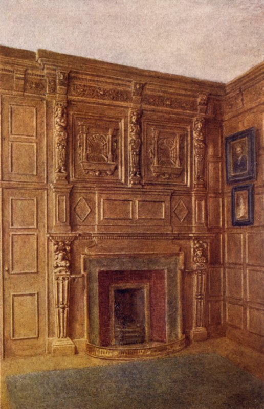 Cheminée et partie de la pièce au No 4 Coleman Street, 1892 - Philip Norman