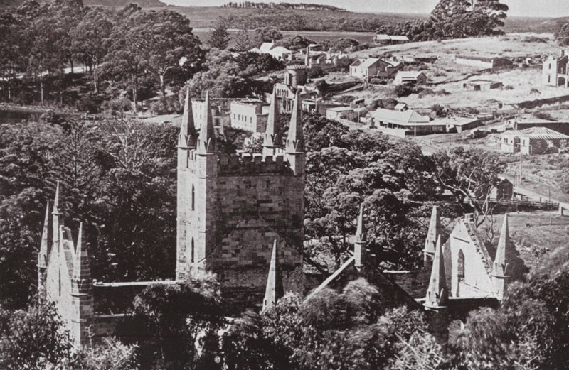 Port Arthur historique, Tasmanie (photo en noir et blanc) - Photographer Australian
