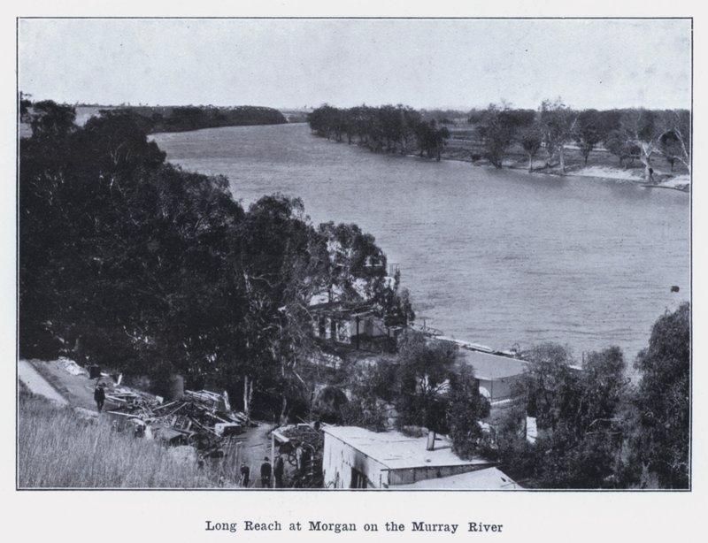 Long Reach à Morgan sur la rivière Murray - Photographer Australian