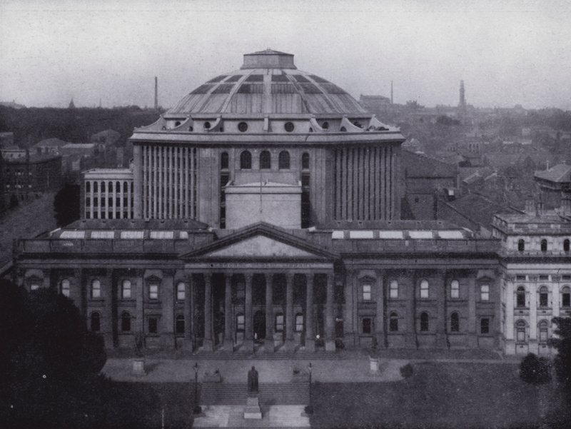 Melbourne : Bibliothèque publique et musée, représentant le plus grand dôme de l