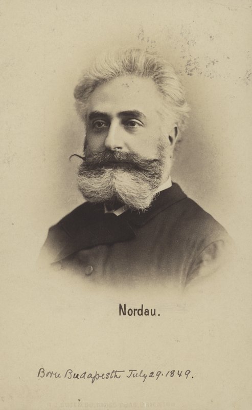 Max Nordau (1849-1923), leader sioniste et auteur hongrois (photo n/b) - Photographer Austrian