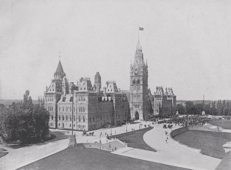 Le Bloc central, Bâtiments du Parlement, Ottawa - Photographer Canadian