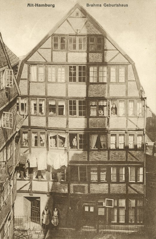 Lieu de naissance de Johannes Brahms, Hambourg, Allemagne - Photographer German
