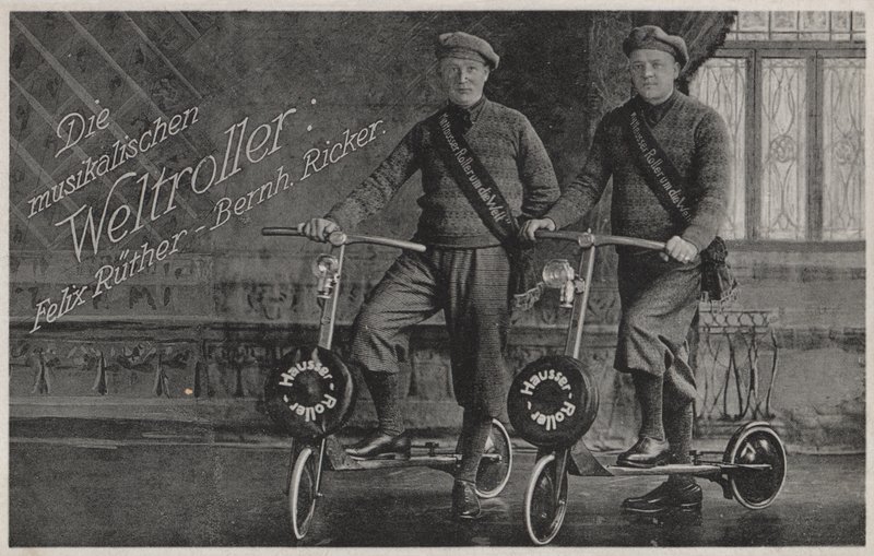 Felix Ruether et Bernhard Ricker, cyclistes musicaux - Photographer German