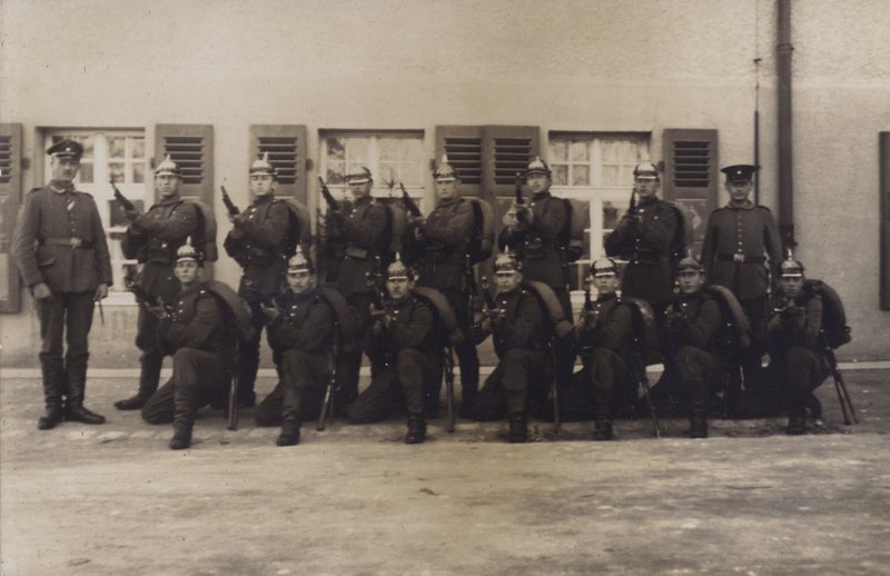 Groupe de soldats d