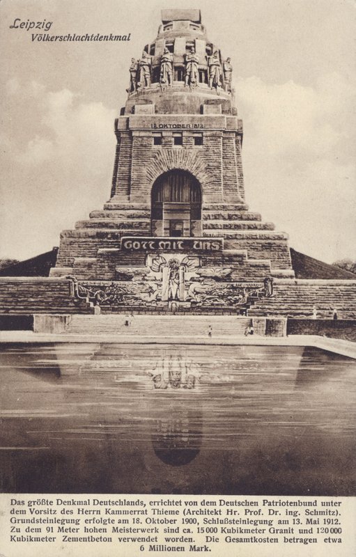 Monument à la bataille des Nations (1813), Leipzig, Allemagne - Photographer German