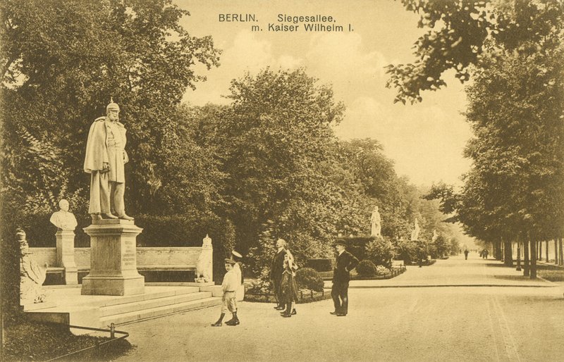 Siegesallee et statue de l