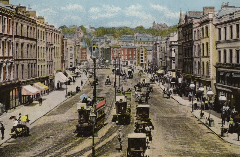 Irlande du Sud : Rue Patrick, Cork (photo en couleur) - Photographer Irish