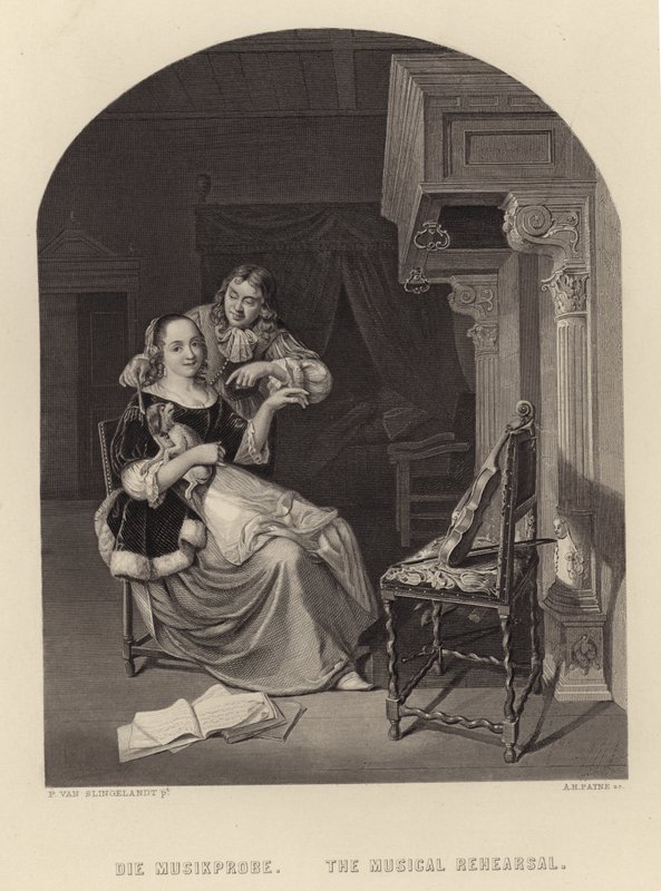 La Répétition musicale - Pieter Cornelisz van Slingelandt