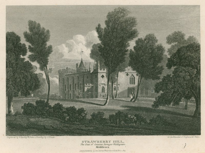 Strawberry Hill, Twickenham, Londres; La résidence de la comtesse douairière Waldegrave - Pieter Jansz. Quast