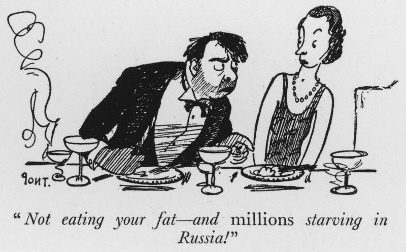 Ne mange pas ta graisse, et des millions meurent de faim en Russie ! - Pont