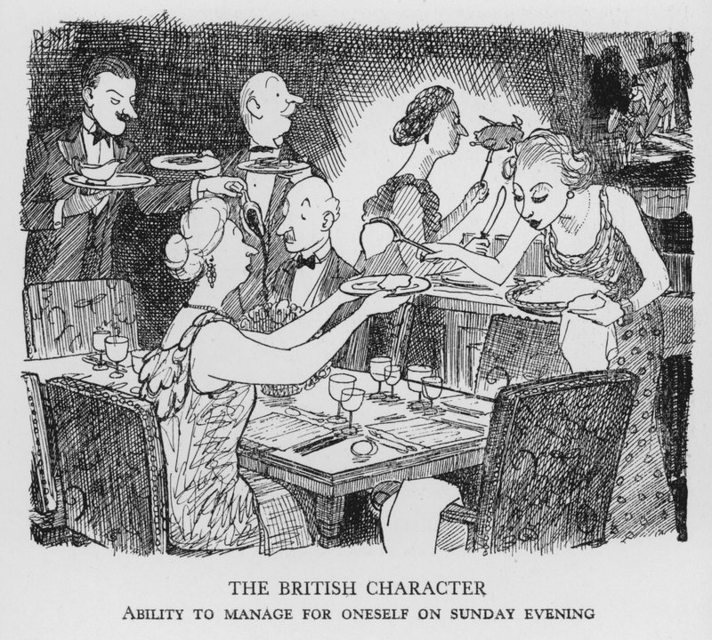 Le Caractère Britannique, Capacité à Se Débrouiller Seul le Dimanche Soir - Pont