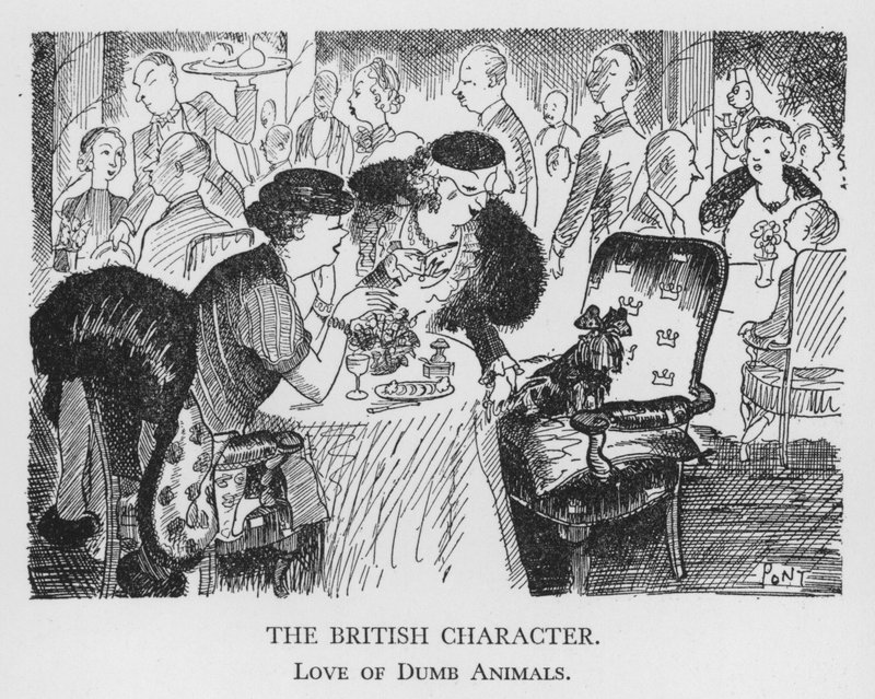 Le caractère britannique, amour des animaux muets - Pont