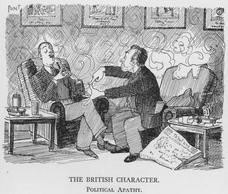 Le caractère britannique, apathie politique - Pont
