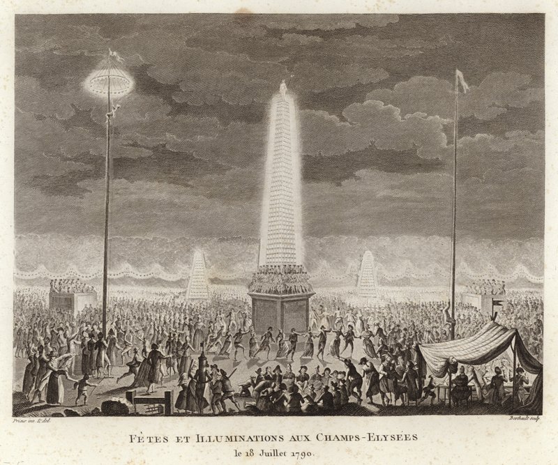 Festival et illuminations aux Champs-Élysées à Paris - Prieur
